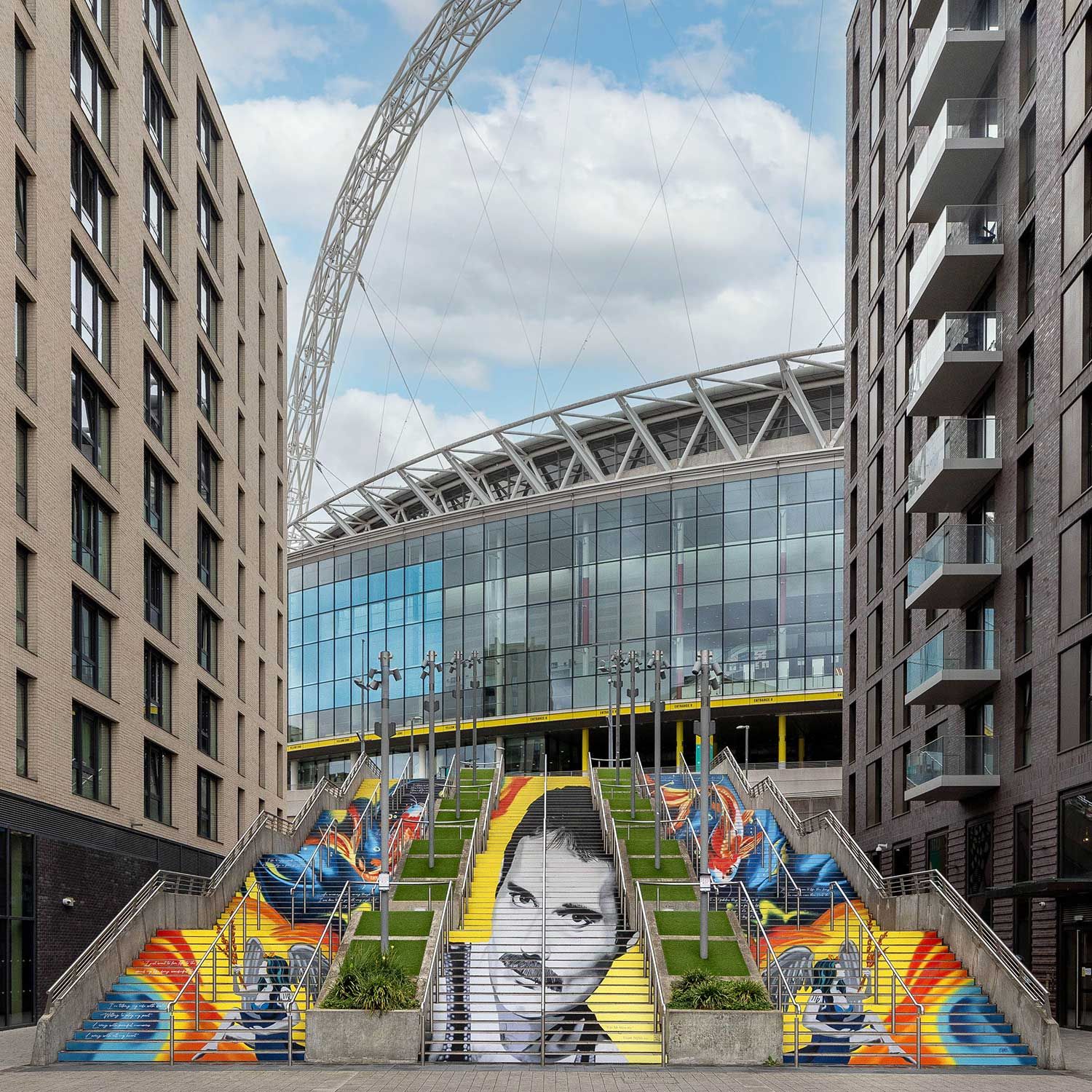 Freddie returns to Wembley for his 80th birthday